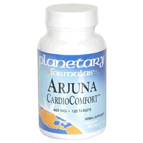 Planetary Herbals Arjuna Cardiocomfort, 120 Tabs