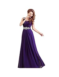 Sexy V-neck Chiffon Beaded Evening Dress/Wedding Party Dress 
