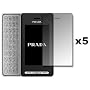 5 Pack of Premium Reusable LCD Screen Protector for LG Prada II KF900