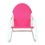 41VAFnA30ZL. SL160  Hoohobbers Rocking Chair, Pink Canvas