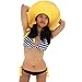 Women's Straw Wide Large Brim Floppy Flax Bow Bowknot Sun Summer Beach Cap Hat