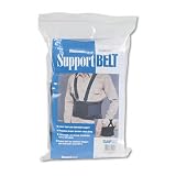 Back Support Belt, Medium, 30 to 36 Waist, Lycra Knit Mesh w/ 4 Wide Cinching Closure. Black. Ea