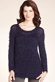 Metallic Effect Knitted Jumper