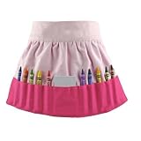 Crayola Doodlebugz Crayon Apron Solid Pink