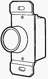 Dimmer Switches: Leviton #L11-06681-00I Ivory 600 Watt Push On/Off Dimmer Switch