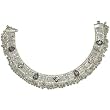 Gift for Her Sterling Silver Anklets Indian Foot Jewelry Pair 10 inches (sanklt031)