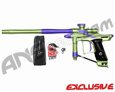 Dangerous Power Fusion FX Paintball Gun (Neon Green/Purple)