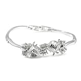 Perfect Gift High Quality Elegant Beatles Bangle with Silver Swarovski Crystal (1586) 41VALe45aWL. SL160 Perfect Gift High Quality Elegant Beatles Bangle with Silver Swarovski Crystal (1586)