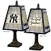 Office Products : New York Yankees Memory Company Art Glass Table Lamp MLB Baseball Fan Shop Sports Team Merchandise