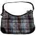 Women's Liz Claiborne Purse Handbag Plaid O Heritage Mosaic O w/ Key Chain