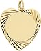 Disc: Diamond Cut Heart Charm 14K Yellow Gold Disc: Diamond Cut Heart Charm 14K Yellow Gold