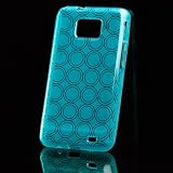 Iprotect ORIGINAL SAMSUNG GALAXY S2 I9100 CASE DUAL CIRCLE Silicon Tasche t�rkis / hellblau- H�lle Galaxy S2 S 2 SII Schutzh�llevon "iprotect"