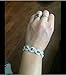 Long Way® Women's Silver Plated Rhinestone Bracelets (Red)
