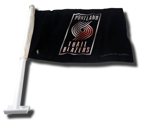 Portland Trail Blazers Car Flag