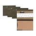 Pendaflex Surehook Reinforced Hanging Folders with Dividers, Letter Size, Standard Green, 10 Per Box (59253)