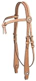 Royal King Flared Basketweave Futurity Brow Headstall