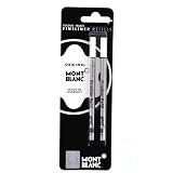 Mont Blanc Fineliner / Felt Tip Black Refill - Set of 2