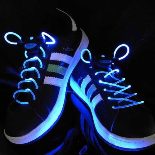 Outdoortips Multi-color Flashing LED light Shoe Boot Laces
