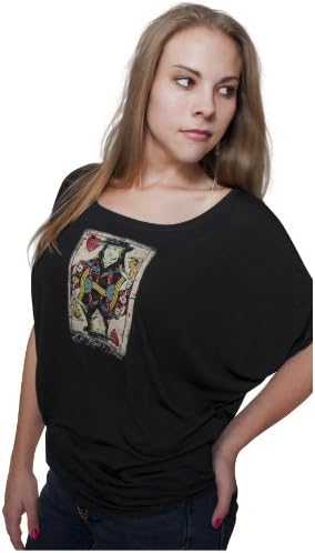 Queen of Hearts and Halligans Flowy Top Black
