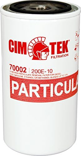 Cim-Tek 70002 Transfer Pump Filter with Manual Drain, 10 Micron (200E-10)