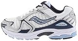Saucony ProGrid Jazz 12 Women's Running Shoes - White/Silver/Blue