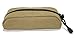 Rough Enough Small Pencil Case for Girls Boys Adults Canvas Pencil Pouch for School Art Supplies Stationary Office Beige