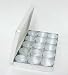 Jewelry Gem Bead Display Box w/ Glass Jar 15pc Set