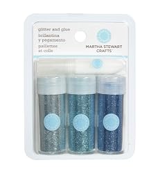 Martha Stewart Crafts Glitter, Lake, 3-Pack