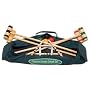 Adult wooden croquet set
