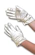 Classic Gloves with Bow in White or Ivory