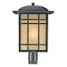 Quoizel HC9013IB Hillcrest 19-1/2-Inch Jumbo Post Lantern with Opaque Linen Glass, Im...