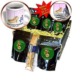 Londons Times Funny Food Coffee other Digestibles - Hot Dog At Therapist Inner Chili -... by 3dRose LLC