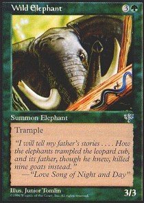 Magic: the Gathering - Wild Elephant - Mirage