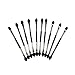 Elevin(TM) 10Pcs Makeup Double-end Eye Shadow Eyeliner Brush Sponge Applicator Tool