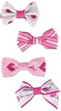 Aria Pretty In Pink Bows for Dogs, 48-Piece Canisters