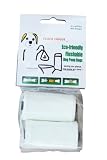 Flush Doggy - Flushable & Biodegradable Dog Waste / Poop Bags Refill Rolls - 4 rolls