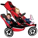 Phil & Teds Double Kit in Red-Charcoal