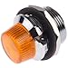 RS Pro 589935 Panel Mount Indicator Lens & LampholderCombination Amber Flat Lens Dia.:22mm