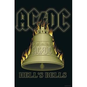 AC/DC Hells Bells Rock Band Huge Laminated Poster