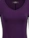 Made By Johnny MBJ WT737 Womens Long Sleeve Handkerchief Tunic L Dark_Purple