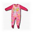LeapFrog Hot Pink "Wiggle, Jiggle" Footed Blanket Sleeper for toddlers