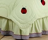 Ladybug Parade Queen Childrens Bed Skirt by JoJo Designs
