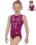 Enfant/dames justaucorps de gymnastiq...