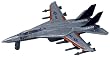 F-14 Tomcat Pullback with Lights and Sounds, Silver with Orange Trim
