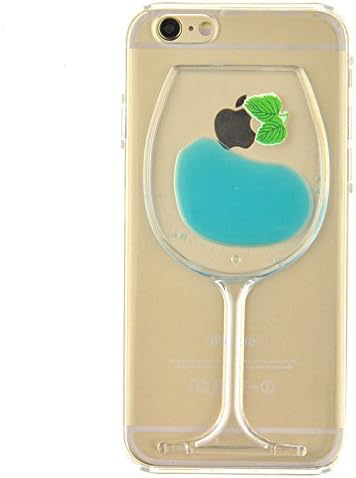 6S Case,iPhone 6S Case,Goblet Fashion Style Case for iphone 6S,Creative 3D Flow Liquid Design Hard Case for iPhone 6/iPhone 6S Blue