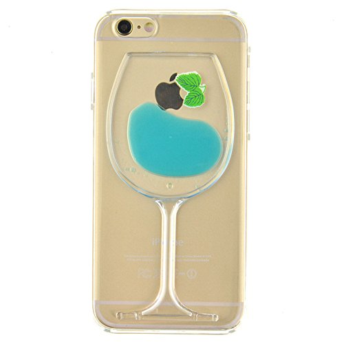 6S Case,iPhone 6S Case,Goblet Fashion Style Case for iphone 6S,Creative 3D Flow Liquid Design Hard Case for iPhone 6/iPhone 6S Blue