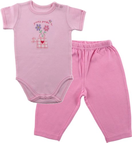 Hudson Baby Organic Bodysuit and Pant SetB002BSH2KU : image