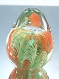 Hand Blown Glass Art Crystal Rainbow Glass Paperweight