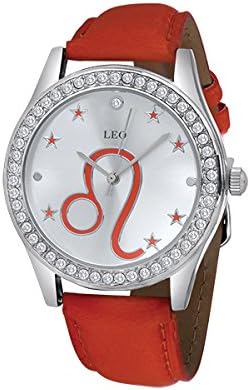 Unisex Crystal Zodiac Horoscope Watch-Leo