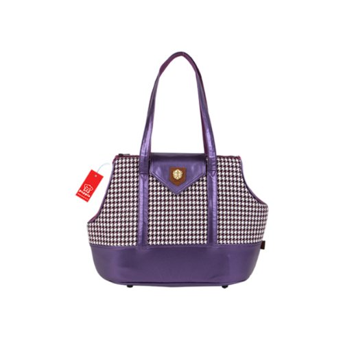 Detail image Darby Dog Carrier by Puppia - Purple